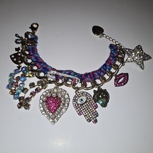 Betsey Johnson Mystic Baroque Charm Bracelet